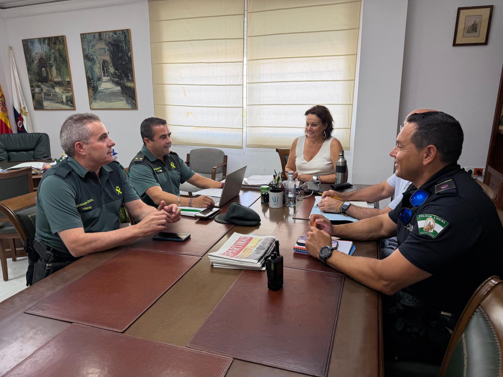 LA GUARDIA CIVIL DESTACA EL DESCENSO DEL NÚMEO DE DELITOS EN ESPARTINAS