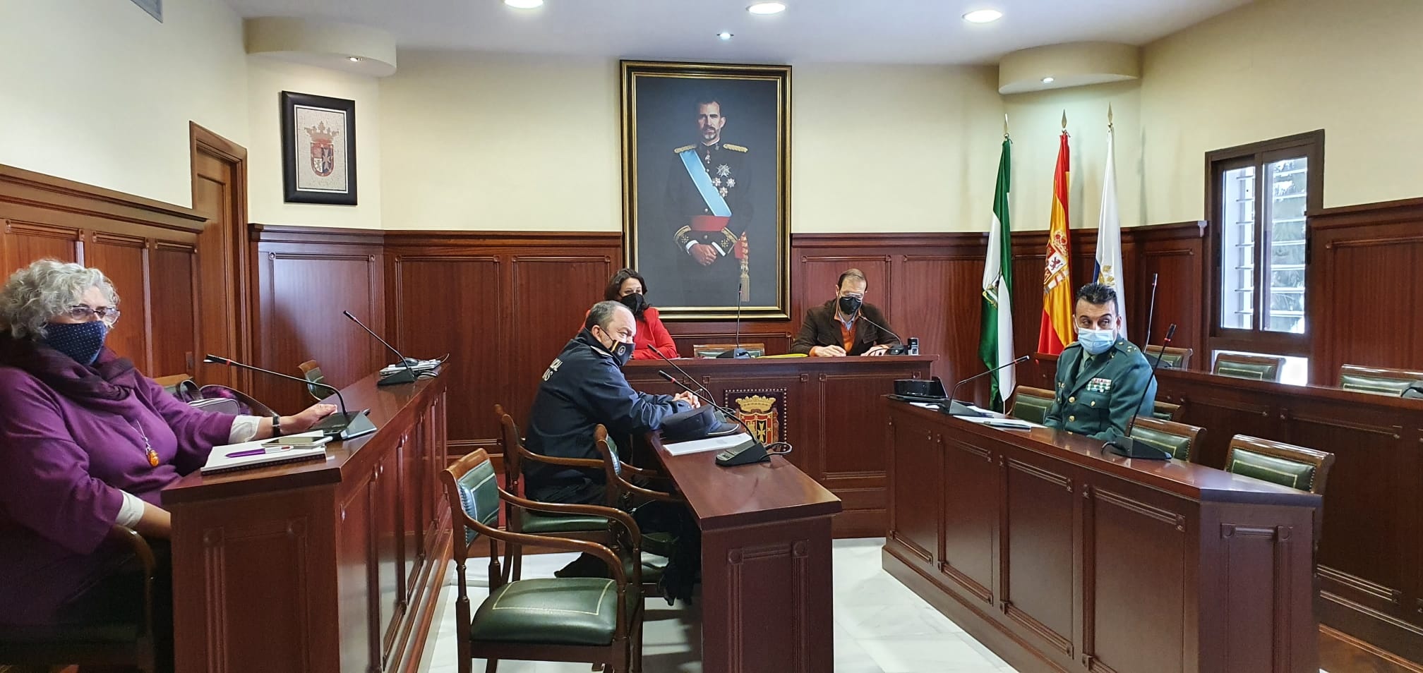 Imagen de la Junta celebrada el 4 de febrero de 2021.