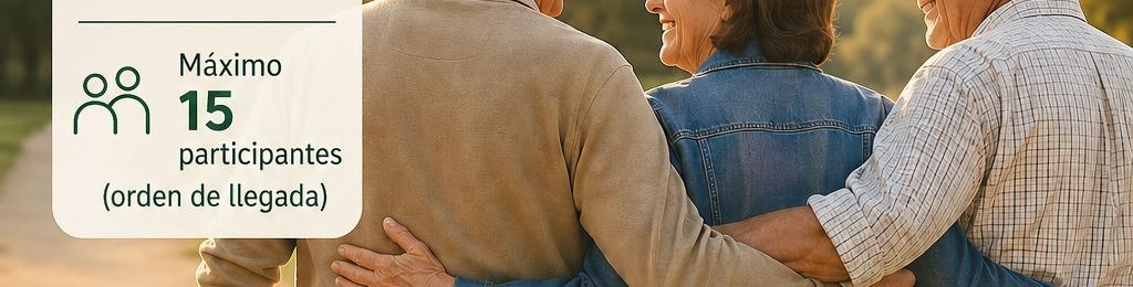 TALLER VIVIR MEJOR PARA MAYORES DE 55 AÑOS