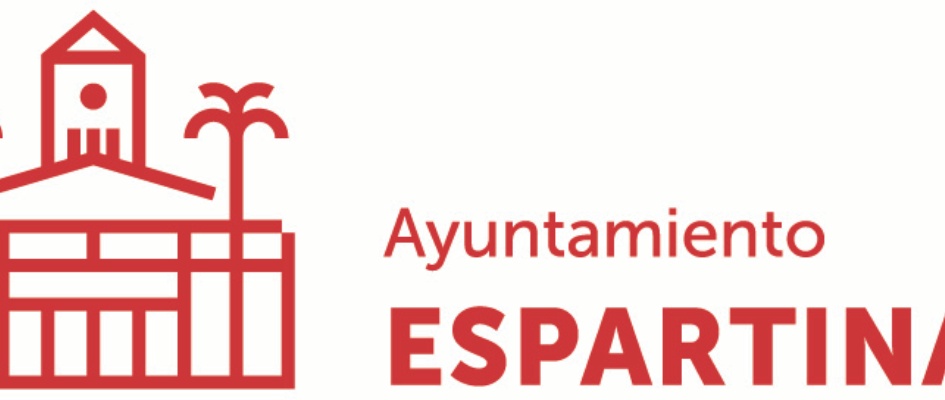Logotipo Espartinas rojo horizontal