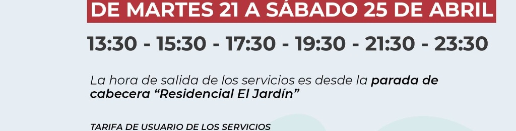 SERVICIO DE AUTOBÚS DE LA FERIA DE SEVILLA 2026