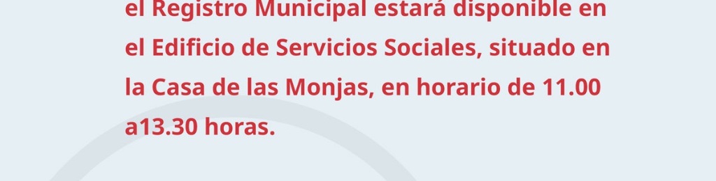 HORARIO REGISTRO LUNES 21 DE SEPTIEMBRE DE 2026